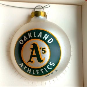 Vintage Oakland A’s ornament 1993